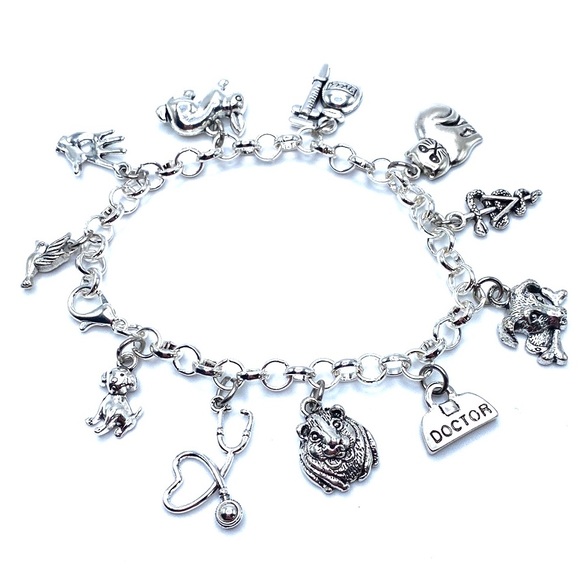 Veterinarian Charm Bracelet Animal Doctor - Picture 6 of 7